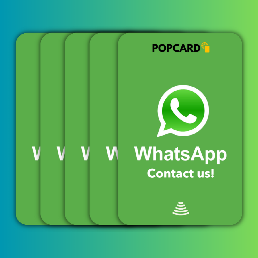 negocio de whatsapp de tarjeta pop